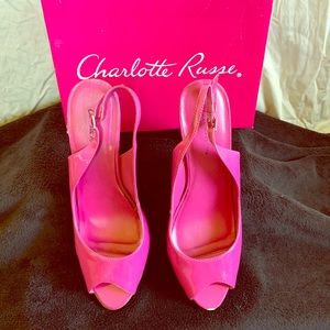 Charlotte Russe Fuchsia Heels